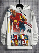Copii Fotbal Sweatshirt Lionel Messi și Lamine Yamal