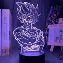 Lampă cu iluzie 3D Dragon Ball - mai multe variante