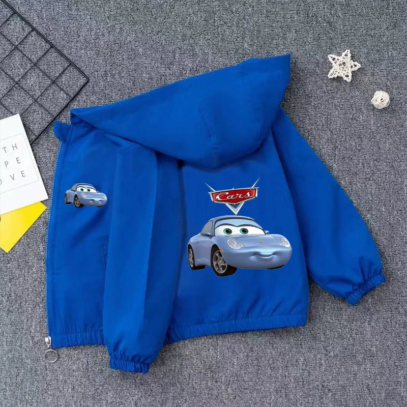 Jachetă impermeabilă de toamnă pentru băieți Cars 3 - Lightning McQueen - mai multe variante