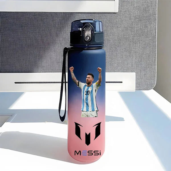 Design sticlă de apă - Lionel Messi