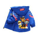 Jachetă de primăvară/toamnă pentru copii cu glugă Paw Patrol - mai multe variante