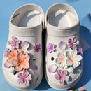 Decorațiuni pentru pantofi Crocs în formă de flori - mai multe variante