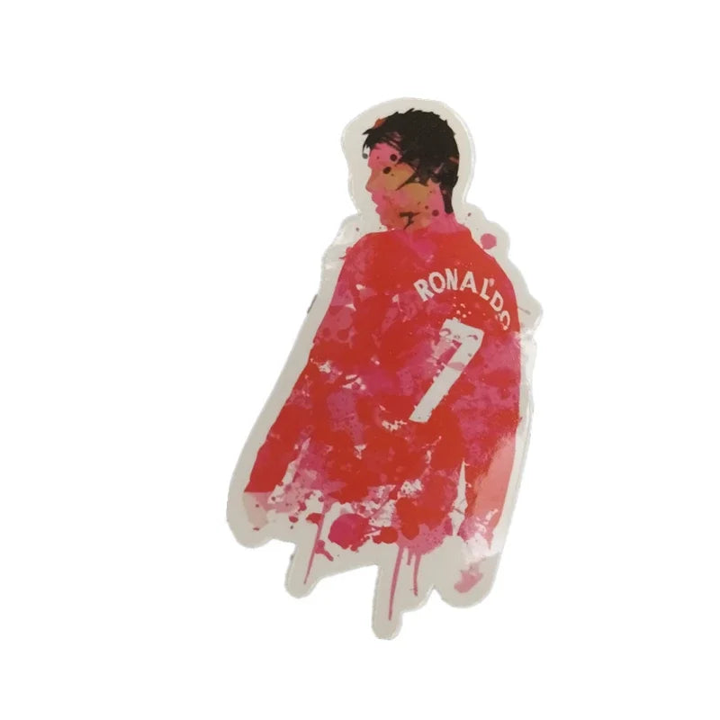 Abțibilduri de fotbal colorate Cristiano Ronaldo - mai multe variante