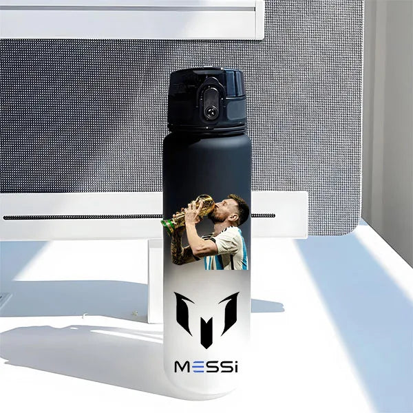 Design sticlă de apă - Lionel Messi