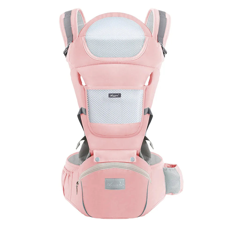 Port-bebeluș ergonomic cu scaun lombar multifuncțional - mai multe variante