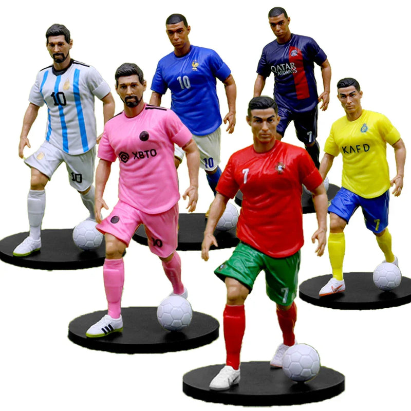 Mari jucători de fotbal figurină - 6 buc