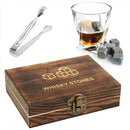 Set cadou pentru whisky - pietre de răcire din granit