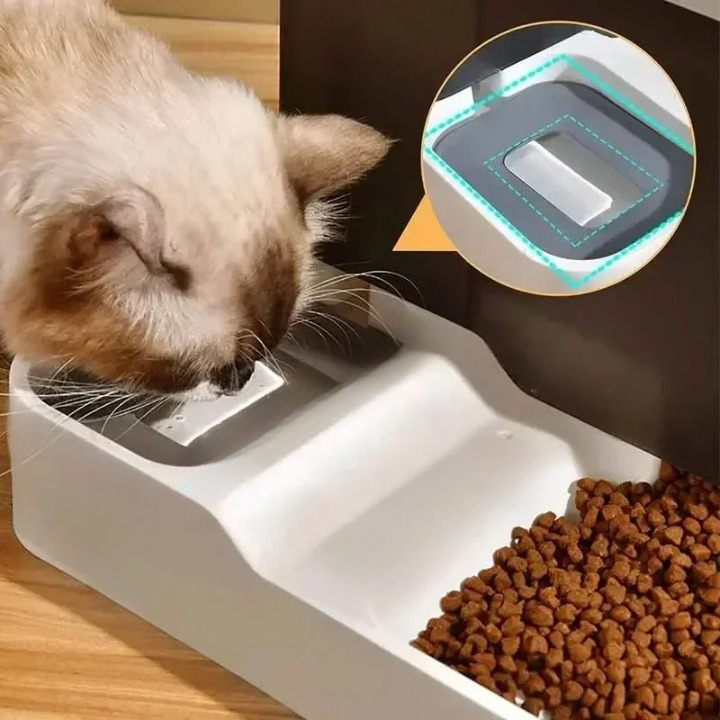 MyDog™ Conceput ca distribuitor automat de hrană și apă pentru câini și pisici - mai multe variante