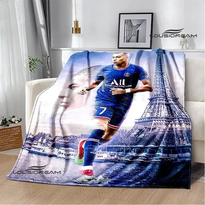 Design pătură Kylian Mbappé - mai multe variante