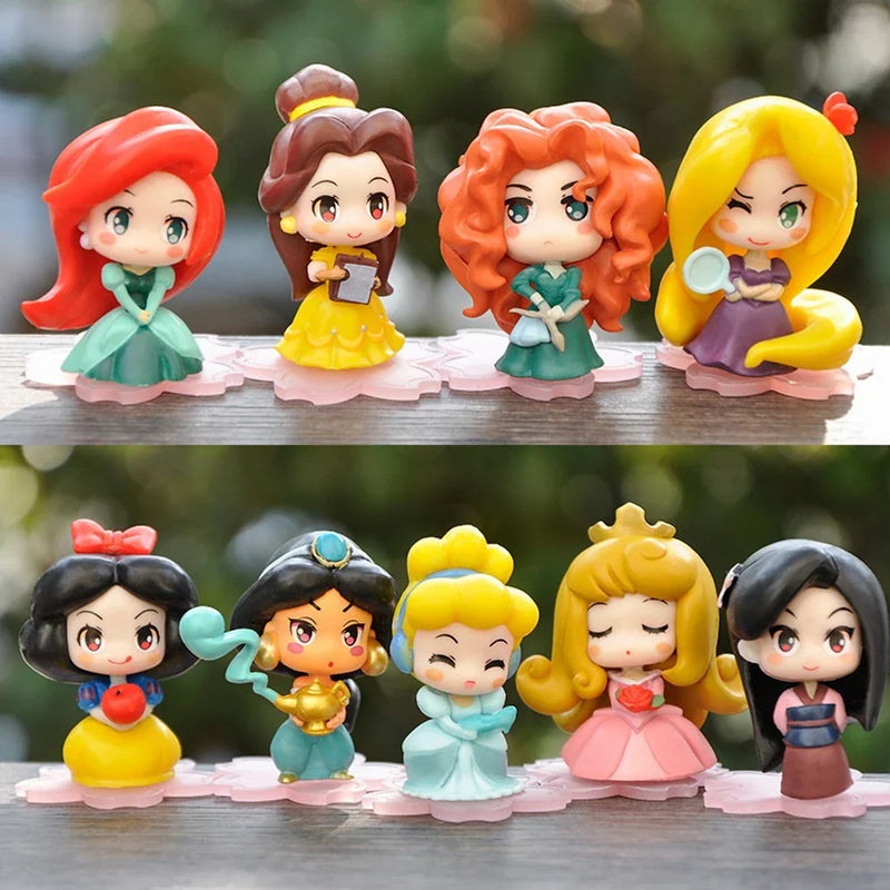 Figurine Prințesele Disney - 9 buc