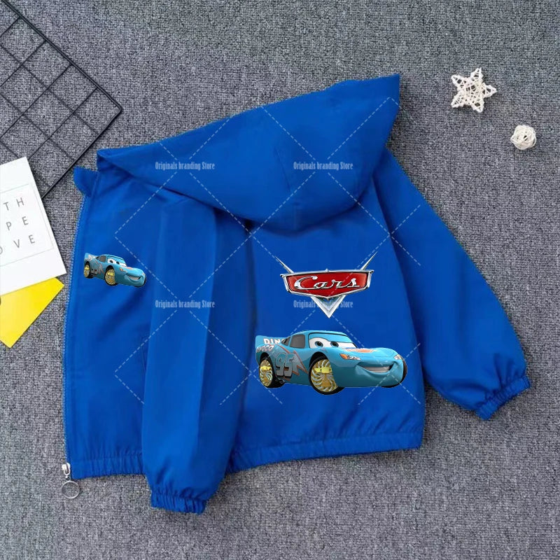 Jachetă impermeabilă de toamnă pentru băieți Cars 3 - Lightning McQueen - mai multe variante