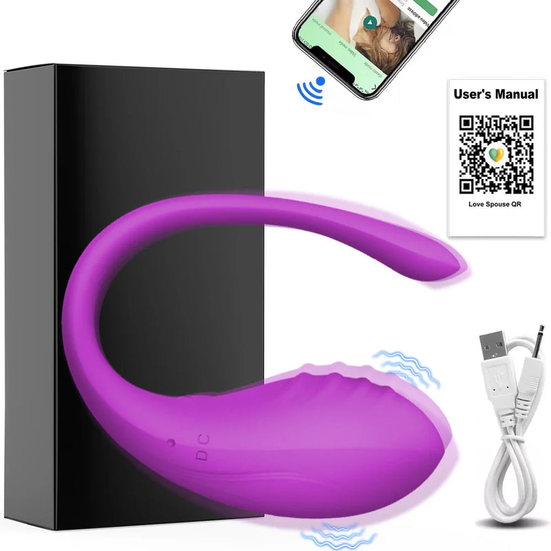 Vibrator inteligent fără fir cu control prin aplicație mobilă
