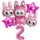 Baloane aniversare Labubu - mai multe variante