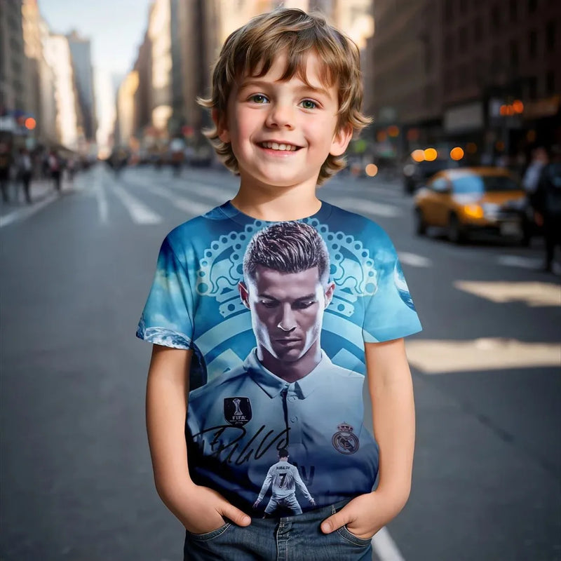 Tricou designer pentru copii - Cristiano Ronaldo