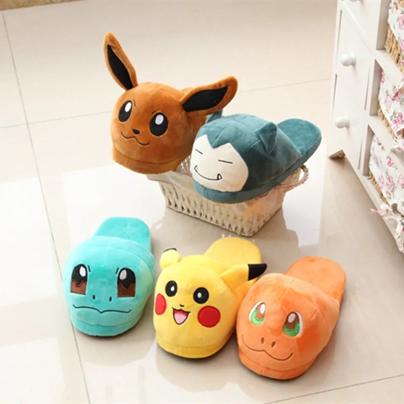 Pokemon Papuci de iarnă izolate - mai multe variante