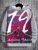 Copii Fotbal Sweatshirt Lionel Messi și Lamine Yamal