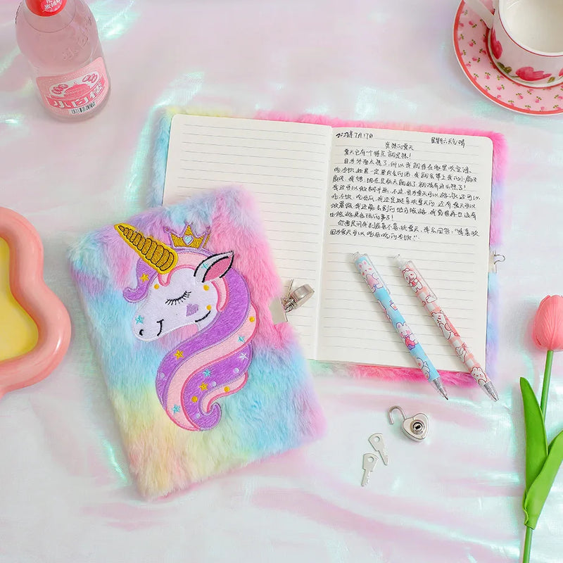Fete Plush Jurnal Unicorn - mai multe variante