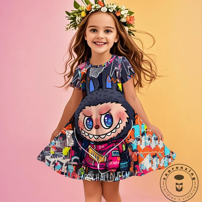 Labubu fete rochie - mai multe variante