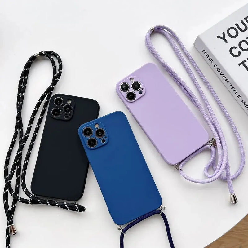 Curea Crossbody și capac iPhone - mai multe variante