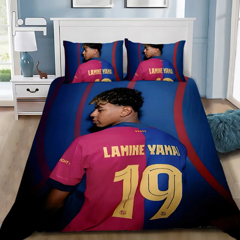 Designer lenjerie de pat Lamine Yamal - mai multe variante