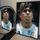 Imaginea de design a unui fotbalist - Diego Maradona