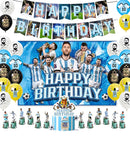 Set de petrecere de fotbal pentru ziua de naștere cu baloane Lionel Messi - mai multe variante