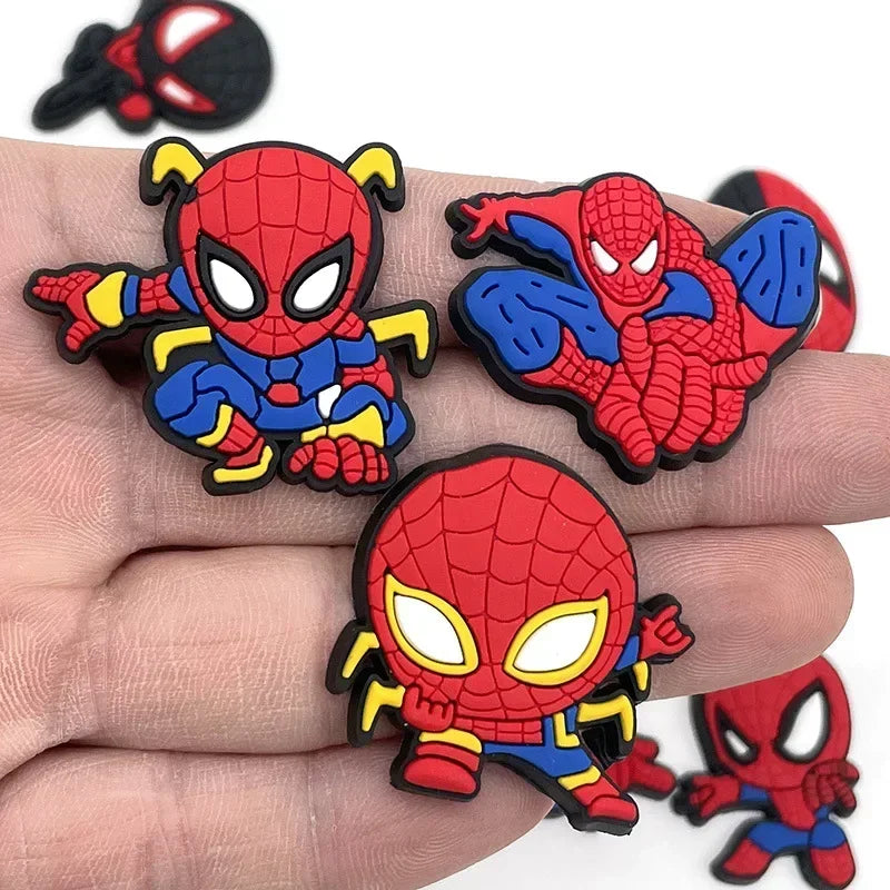 Băieți Crocs ornamente pentru pantofi Spiderman - 13 buc