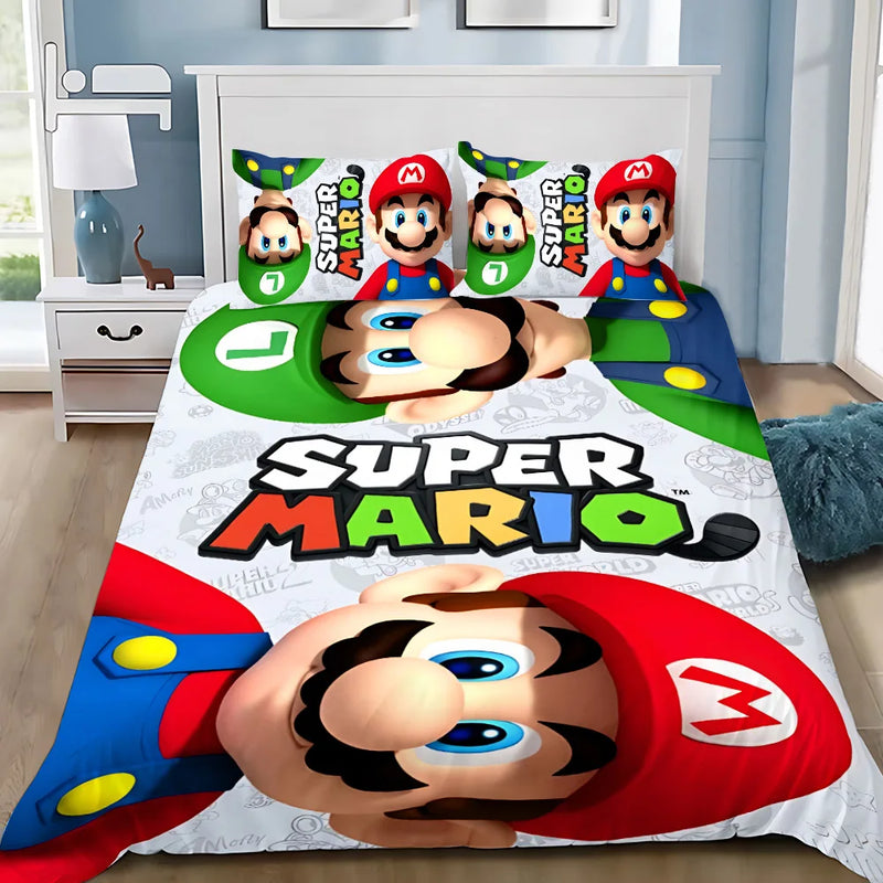 Lenjerie de pat pentru copii Super Mario