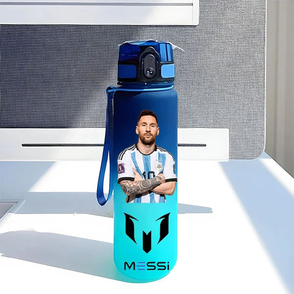 Design sticlă de apă - Lionel Messi