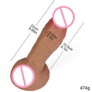 Dildo din silicon cu ventuză puternică - mai multe variante