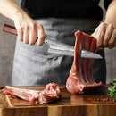 Cuțit Honesuki realizat din oțel damascat