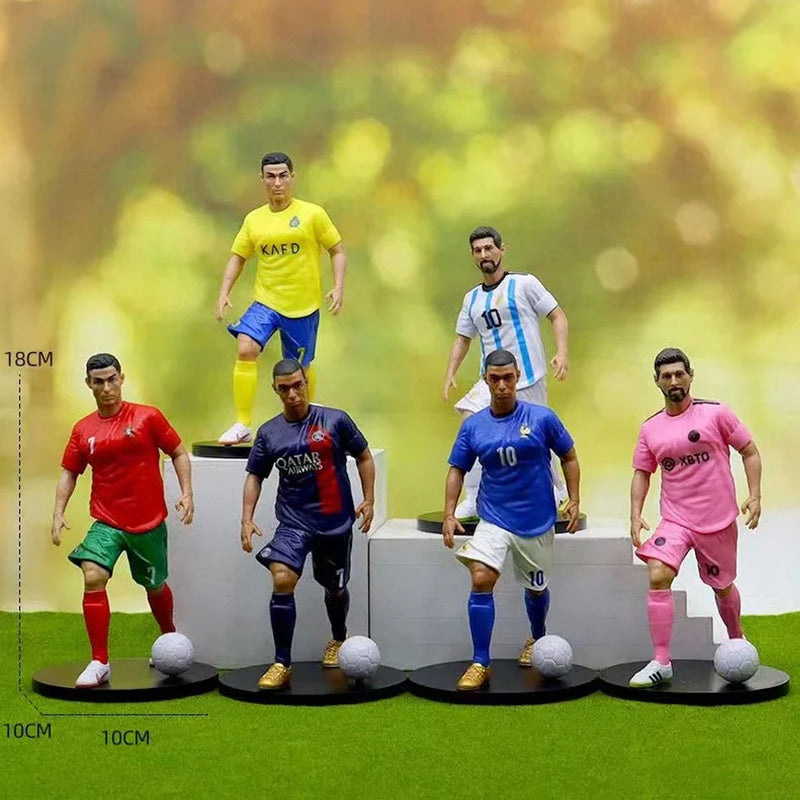 Mari jucători de fotbal figurină - 6 buc