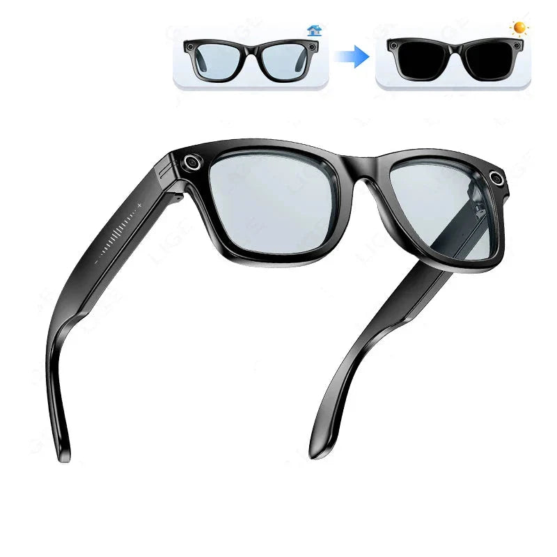 Ochelari inteligenți AI - cameră HD, apelare Bluetooth, traducere și funcții AI