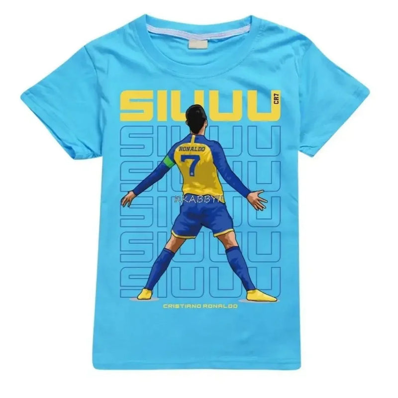 Tricou pentru copii Cristiano Ronaldo - SIUUU