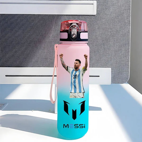 Design sticlă de apă - Lionel Messi
