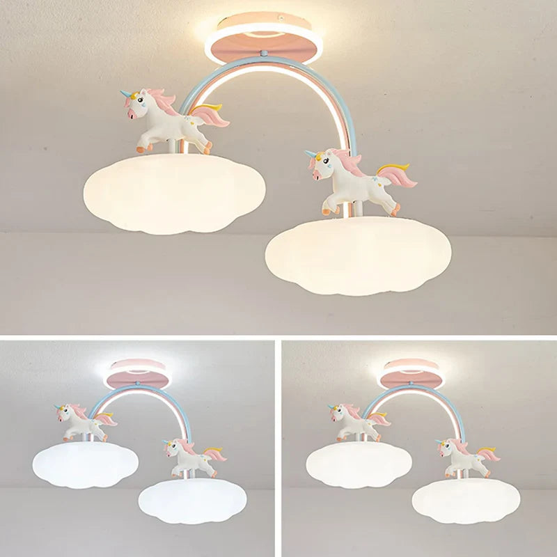Candelabru design fete - unicorn