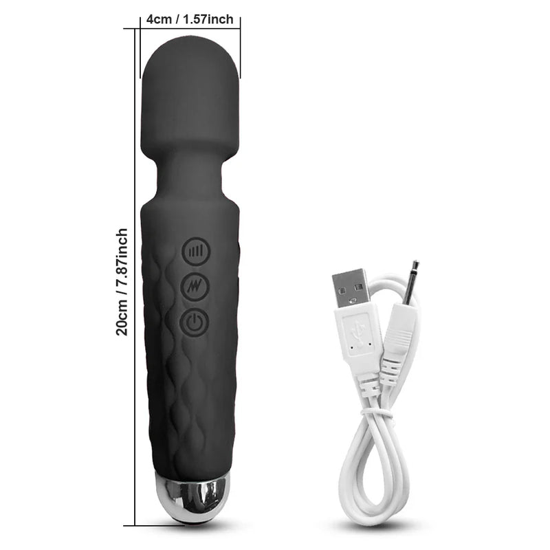 Masaj vibrator cu 20 de moduri - mai multe variante