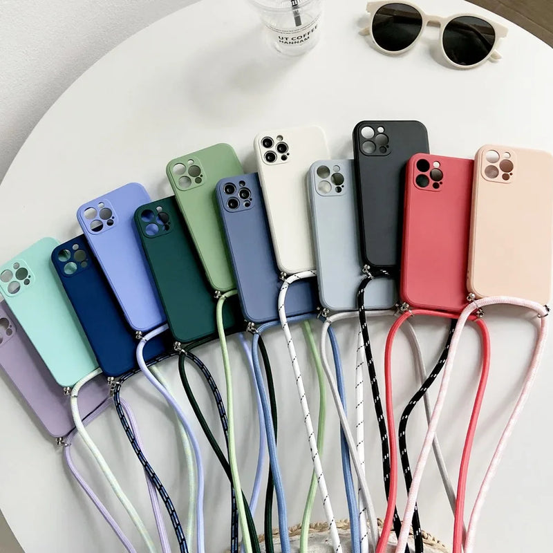 Curea Crossbody și capac iPhone - mai multe variante