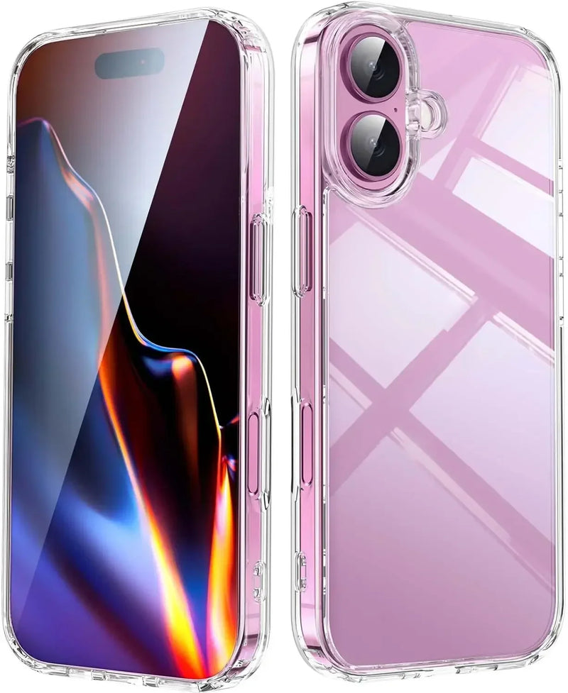 Husă subțire transparentă pentru iPhone Air, 17, 17 Pro, 17 Pro Max