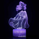 Lampă cu iluzii 3D Frozen - mai multe variante