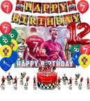 Set de petrecere de fotbal pentru ziua de naștere cu baloane Cristiano Ronaldo - mai multe variante