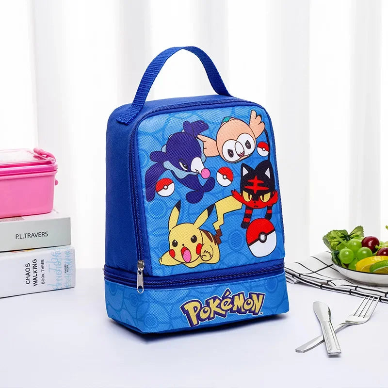Geantă de prânz școlar izolată termic - Pokemon - mai multe variante