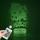 Lampă cu iluzie 3D Pokemon