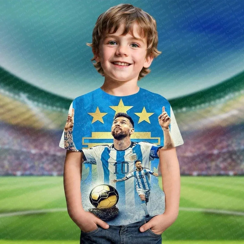 Tricoul de vară pentru copii Lionel Messi