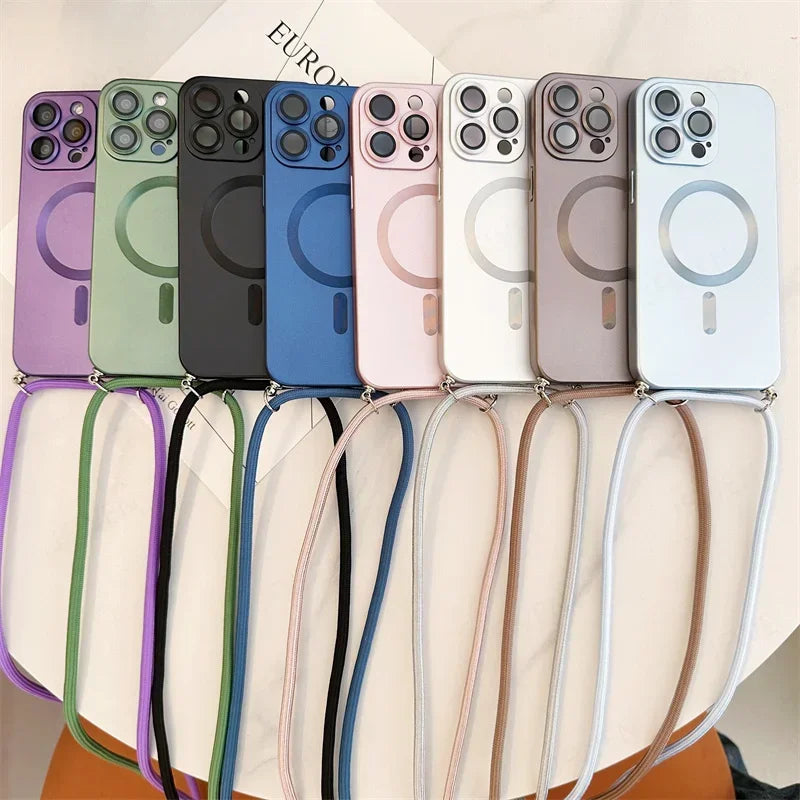 Curea Crossbody cu husă pentru iPhone 15-17 Air/Pro/Pro Max
