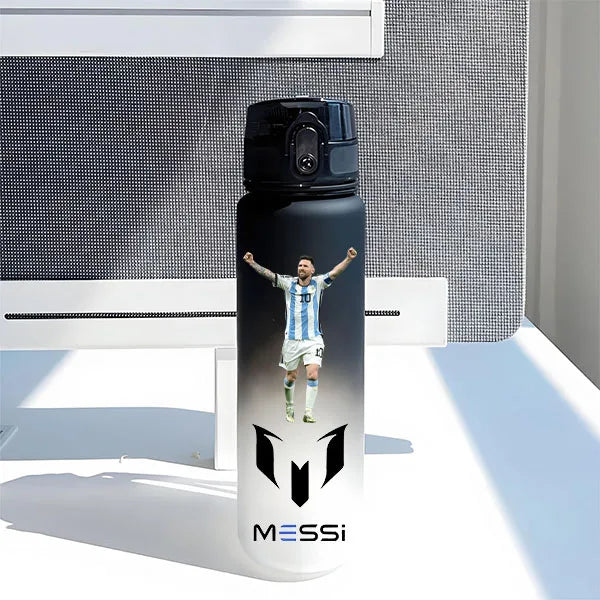 Design sticlă de apă - Lionel Messi
