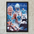 Imaginea de design a unui fotbalist - Erling Haaland