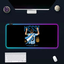 Tastatură și mouse pad luminos RGB Lionel Messi - mai multe variante