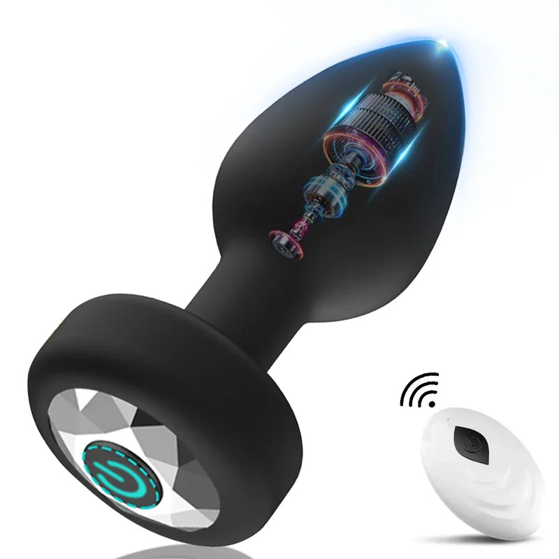 Vibrator anal controlat fără fir - mai multe variante