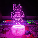 Lampă cu iluzie 3D de lebădă - mai multe variante